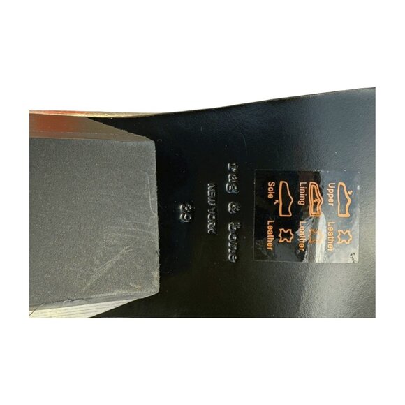 Rag & Bone Metallic Silver Leather Booties – Size 8-8.5 – NWT ($525 Retail) - Picture 6 of 7